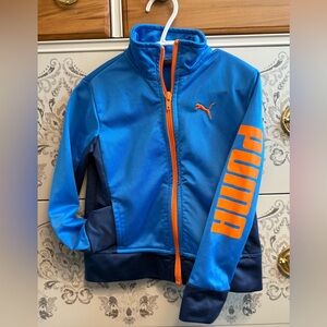 💥4/$20💥 💙🧡 Puma Blue and Orange Toddler Jacket Size 3